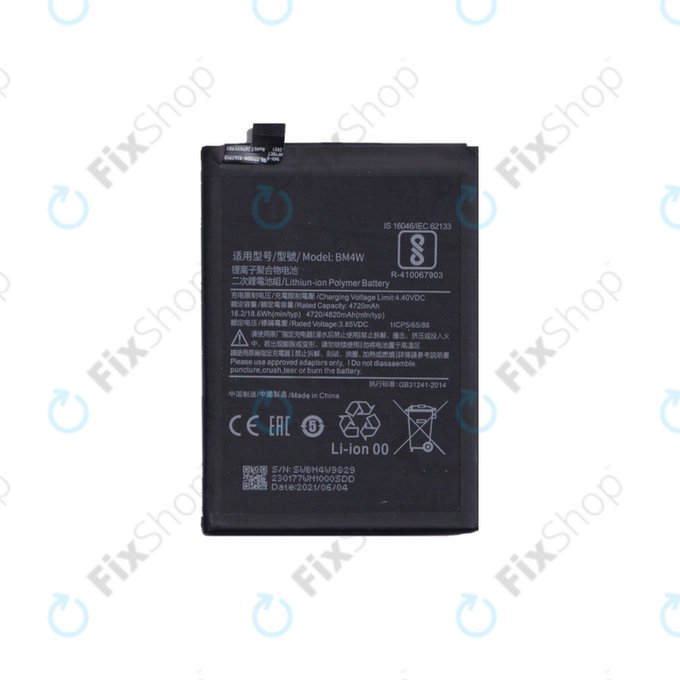 Xiaomi Mi 10T Lite 5G - Baterija BM4W 4820mAh