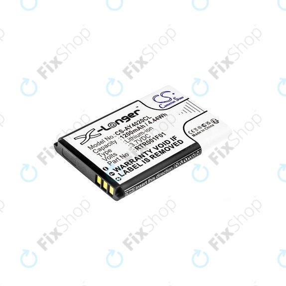 Baterija za Alcatel 8232, 1200mAh, Li-Ion, 3.7V, RTR001F01, HQ