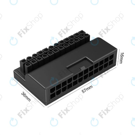 ATX 24-pinski 90° adapter napajanja za matičnu ploču