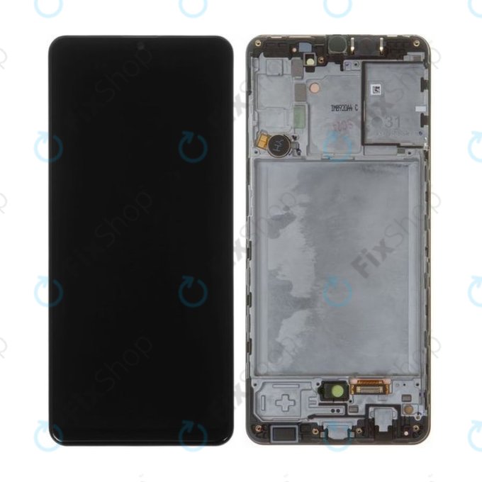 Samsung Galaxy A31 A315F - LCD zaslon + zaslon osjetljiv na dodir + okvir (Prism Crush Black) - GH82-22905A, GH82-22761A, GH82-24406A, GH82-24455A Originalni servisni paket