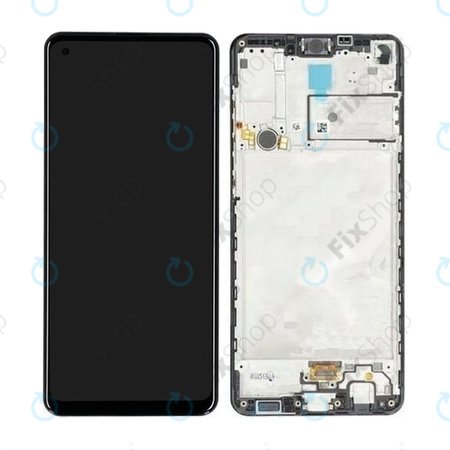 Samsung Galaxy A21s A217F - LCD zaslon + zaslon osjetljiv na dodir + okvir (crni) - GH82-22988A, GH82-23137A , GH82-24641A, GH82-24642A, GH82-23089A Originalni servisni paket