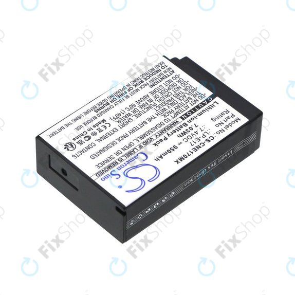 Baterija za Canon EOS, 950mAh, Li-Ion, 7.4V, LP-E17, HQ