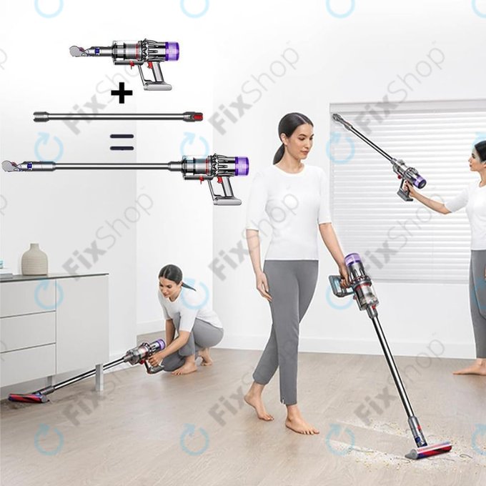 Dyson V12 - Usisna cijev (Srebro)