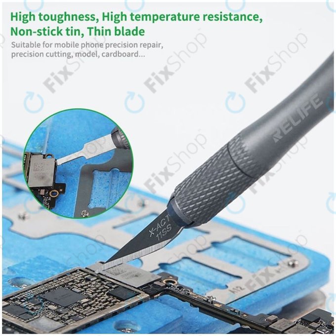 Relife RL-101B - CPU Remove Glue Blade Knife Set 8in1