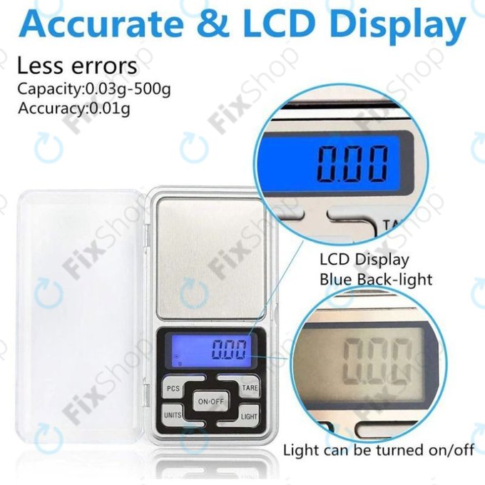 TFY MH-500 - Džepna vaga 500g/0,01g