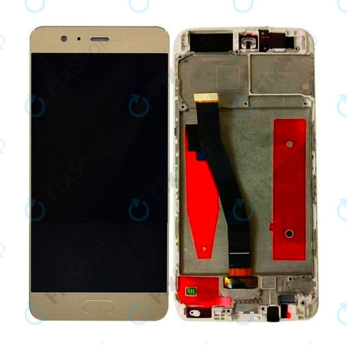 Huawei P10 - LCD zaslon + zaslon osjetljiv na dodir + okvir (Gold) TFT