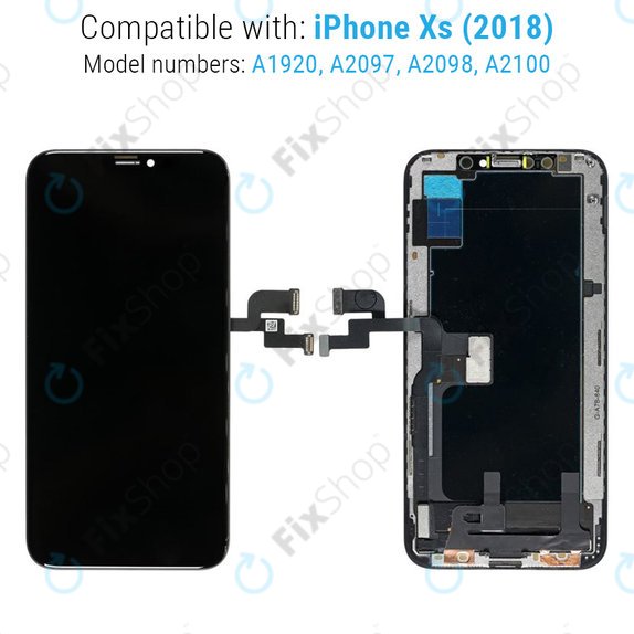 Apple iPhone XS - LCD zaslon + zaslon osjetljiv na dodir + okvir Refurbished