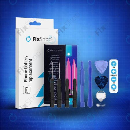 Apple iPhone SE - Baterija 1624mAh FixPremium + Ljepilo za baterije + Set alata - Multipack