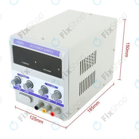 Dingke 1502D+ - Regulirano istosmjerno napajanje za test popravka mobilnog telefona (0-15V, 0-2A, 230V EU)