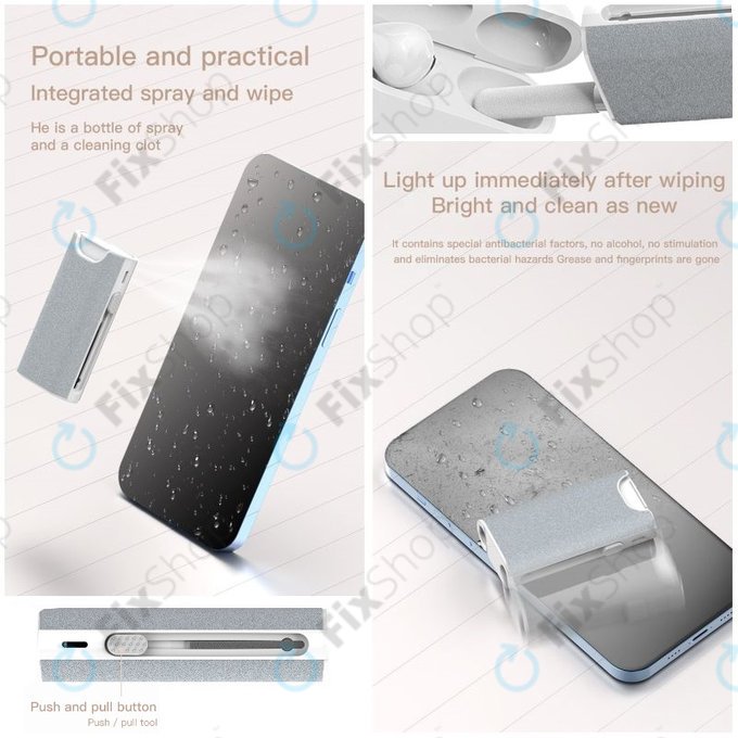 Višenamjenska četka za čišćenje telefona i slušalica 5u1