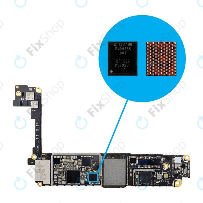 Apple iPhone 8, 8 Plus, X - IC za upravljanje napajanjem PMD9655