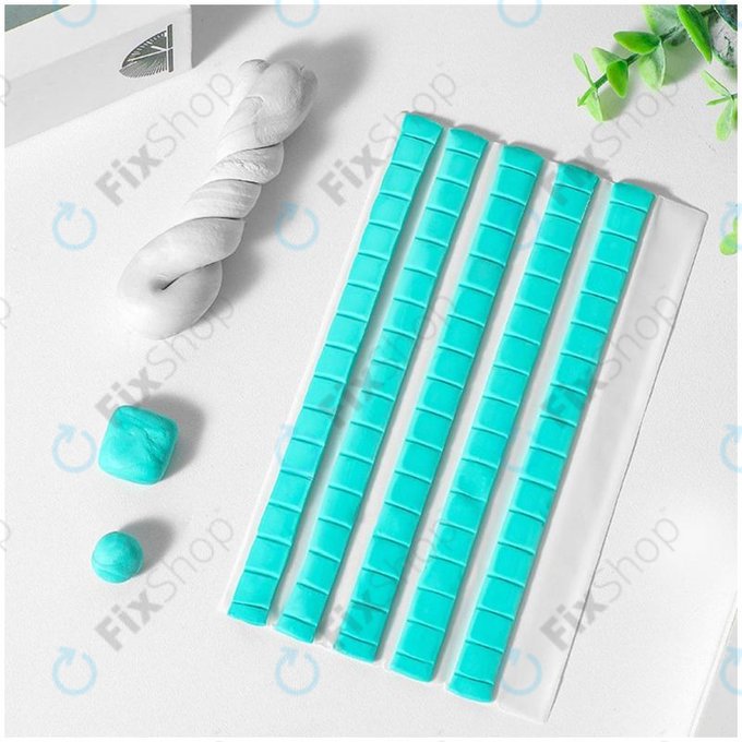 Glina za ljepilo za čišćenje telefona i slušalica (6 pruga)