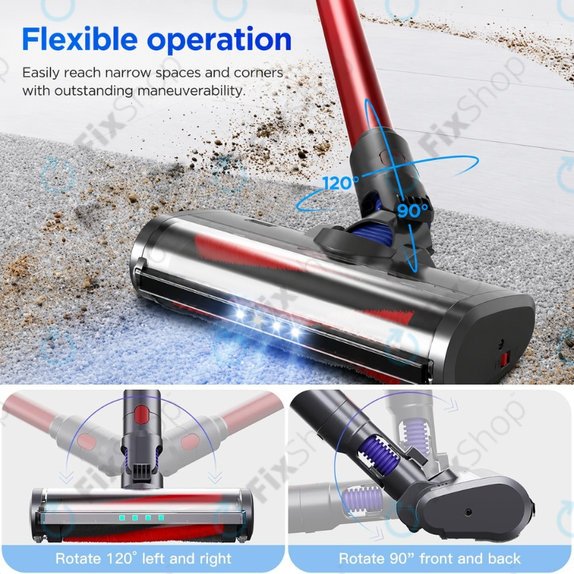 Dyson V-series, Outsize - Glava za čišćenje s mekim valjkom i LED svjetlom
