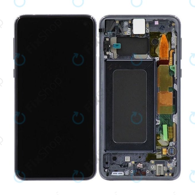 Samsung Galaxy S10e G970F - LCD zaslon + zaslon osjetljiv na dodir + okvir (Prism Black) TFT