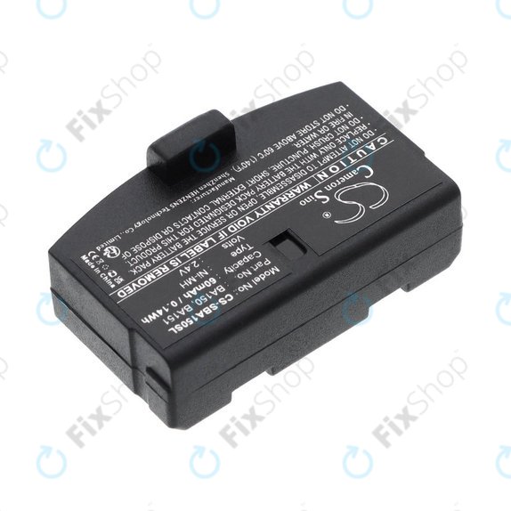 Baterija za Sennheiser, 60mAh, Ni-MH, 2.4V, BA150, HQ