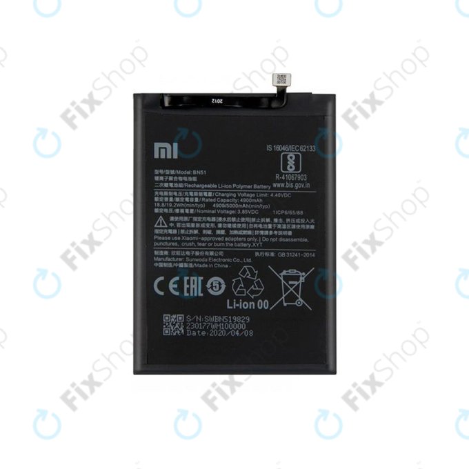 Xiaomi Redmi 8, 8A - Baterija BN51 5000mAh - 46BN51W02093 Originalni servisni paket