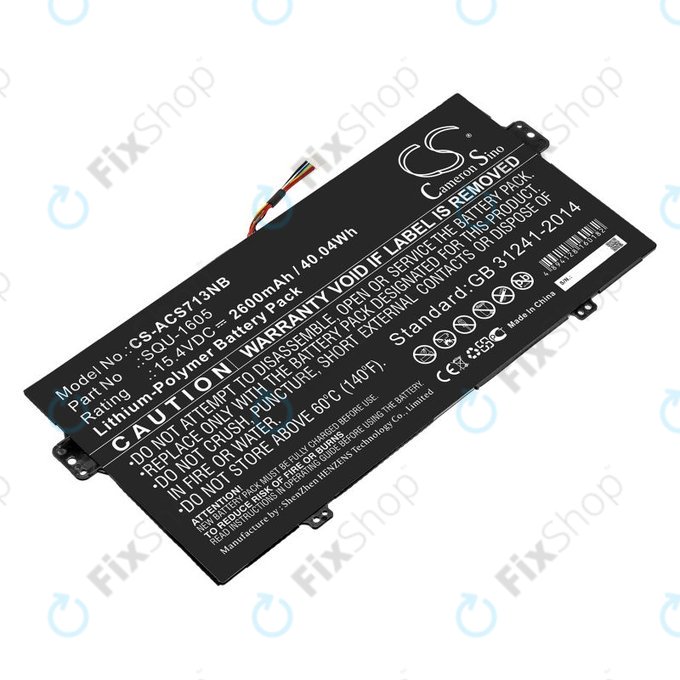 Baterija za Acer SF713-51, 2600mAh, Li-Pol, 15.4V, SQU-1605, HQ