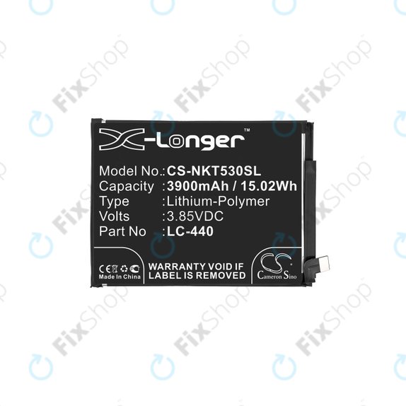 Baterija za  Nokia 5.3, 3900mAh, Li-Pol, 3.85 V, LC-440, HQ
