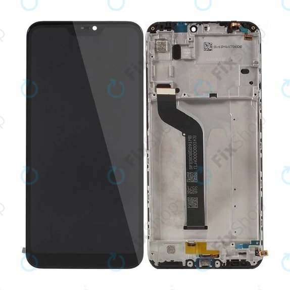 Xiaomi Mi A2 Lite (Redmi 6 Pro) - LCD zaslon + zaslon osjetljiv na dodir + okvir (crni) - 560610035033 Originalni servisni paket