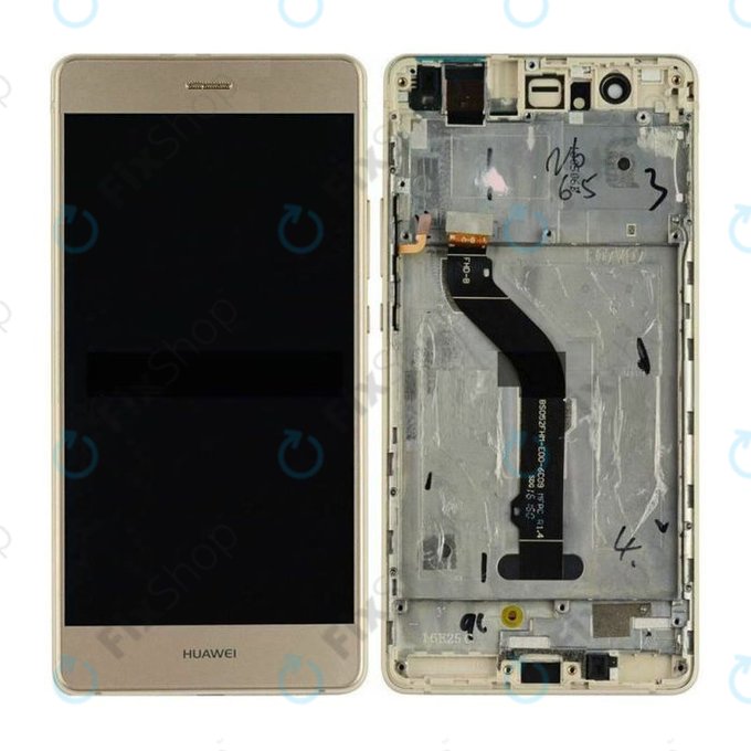 Huawei P9 Lite - LCD zaslon + zaslon osjetljiv na dodir + okvir (Gold) TFT