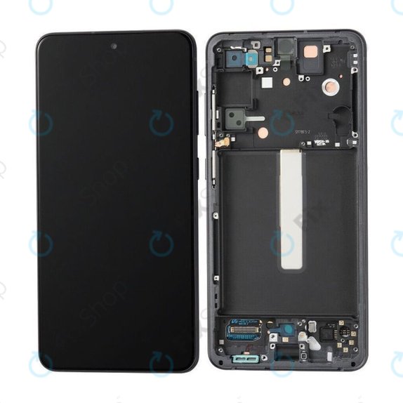 Samsung Galaxy S21 FE G990B - LCD zaslon + zaslon osjetljiv na dodir + okvir (crni) OLED