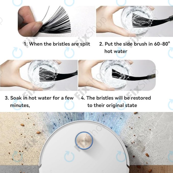 Xiaomi Dreame X50 Ultra, X40 Ultra, L40 Ultra, L40s Pro Ultra, Mova V50 Ultra, P60 - Bočna četka