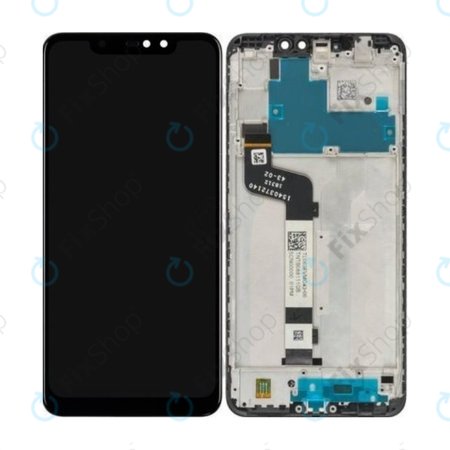 Xiaomi Redmi Note 6 Pro - LCD + zaslon osjetljiv na dodir + okvir (Black) - 5606100640C7 Genuine Service Pack