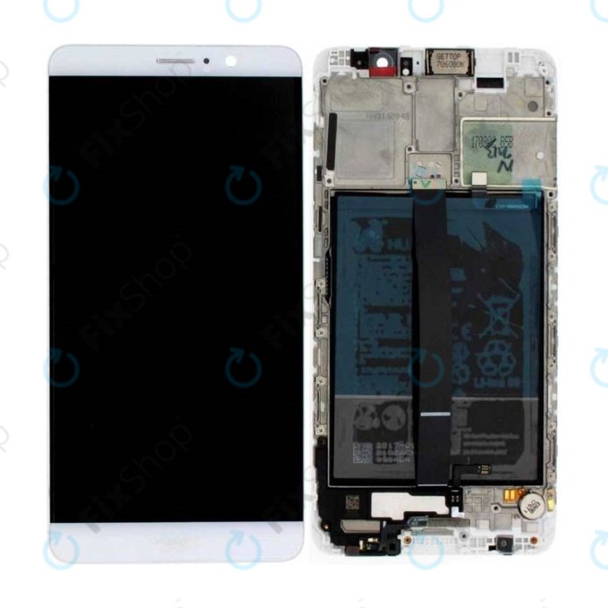 Huawei Mate 9 - LCD zaslon + zaslon osjetljiv na dodir + okvir + Baterija (Space Grey) - 02351BAS Genuine Service Pack