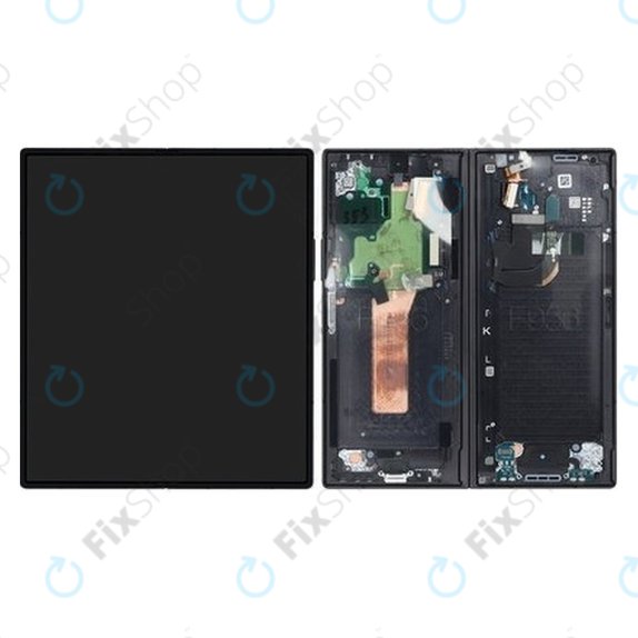 Samsung Galaxy Z Fold 6 F956B - LCD zaslon + zaslon osjetljiv na dodir + okvir (Black) OLED