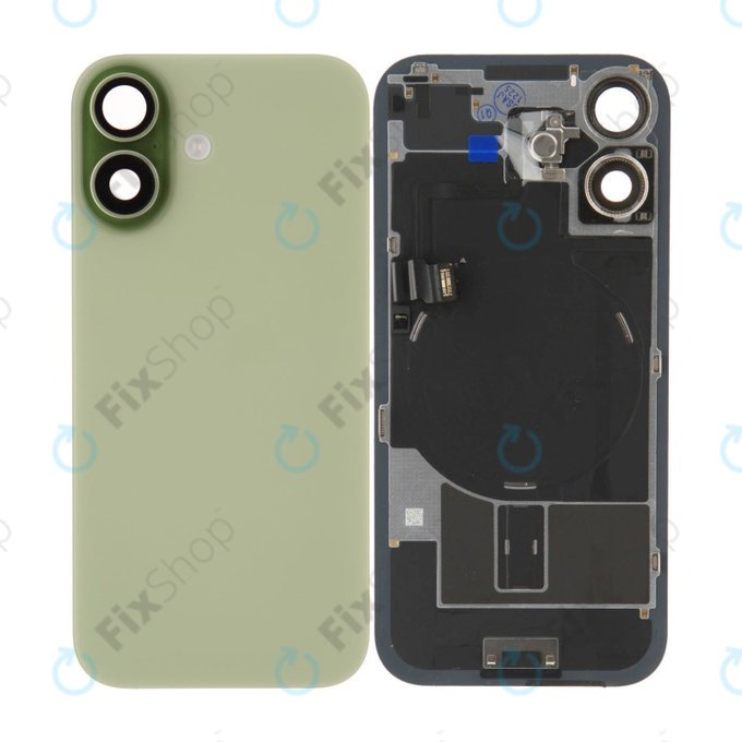 Staklo stražnjeg kućišta za iPhone 17, Sage, Pulled A