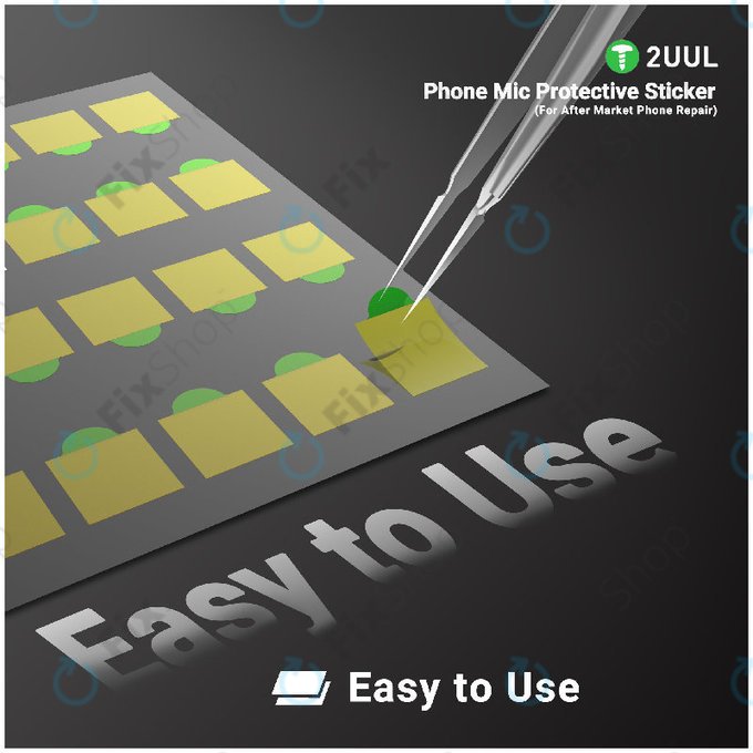 Zaštitne naljepnice za mikrofon telefona, 2UUL DA32, 500kom/pak