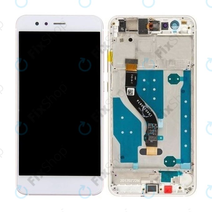 Huawei P10 Lite - LCD zaslon + zaslon osjetljiv na dodir + okvir (Pearl White) TFT