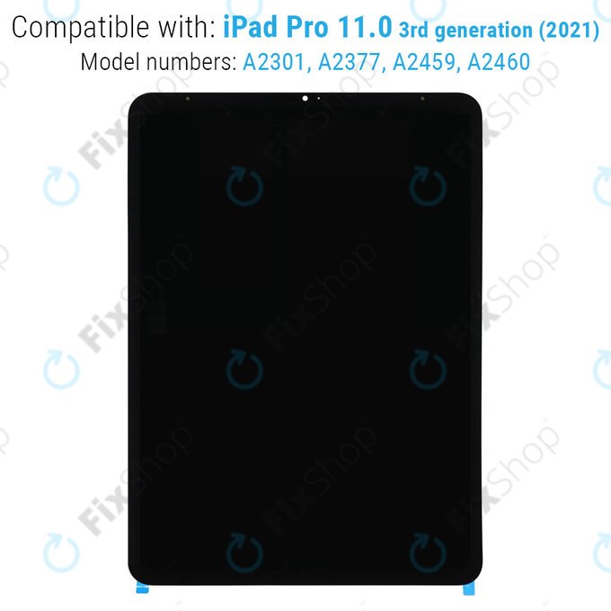 Apple iPad Pro 11.0 (3rd Gen 2021, 4th Gen 2022) - LCD zaslon + Zaslon osjetljiv na dodir Refurbished