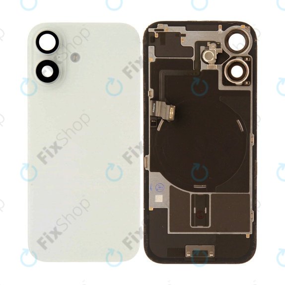Staklo stražnjeg kućišta za iPhone 17, White, Pulled A