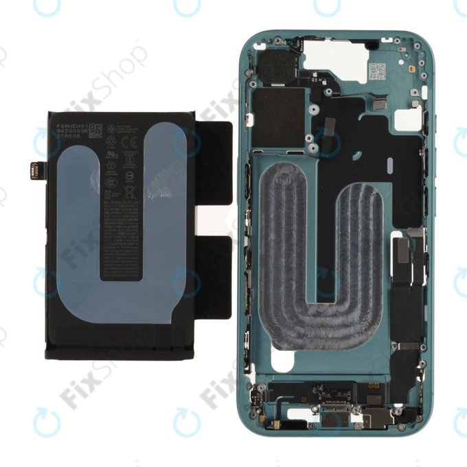 Srednji okvir s baterijom za iPhone 16 | Green | ZD076-00683 | Genuine Apple