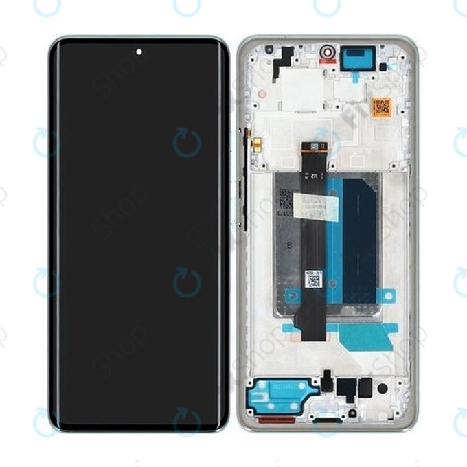 Xiaomi Redmi Note 14 Pro+ 5G 24094RAD4G - LCD zaslon + zaslon osjetljiv na dodir + okvir (Frost Blue) OLED