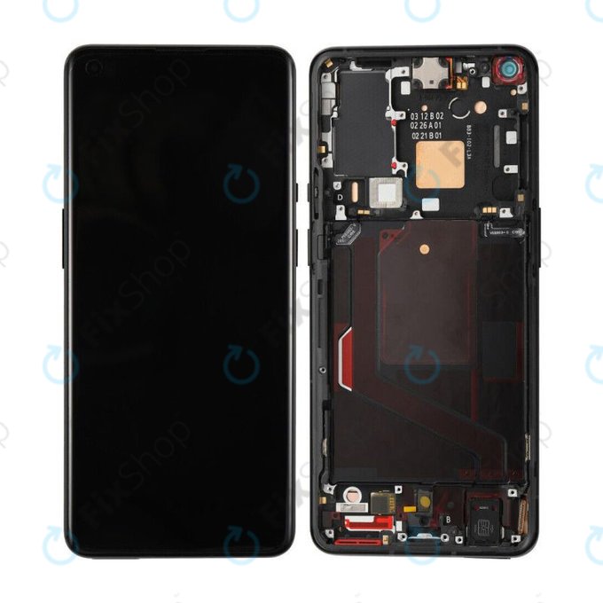 OnePlus 9 Pro - LCD zaslon + zaslon osjetljiv na dodir + okvir (crni) OLED