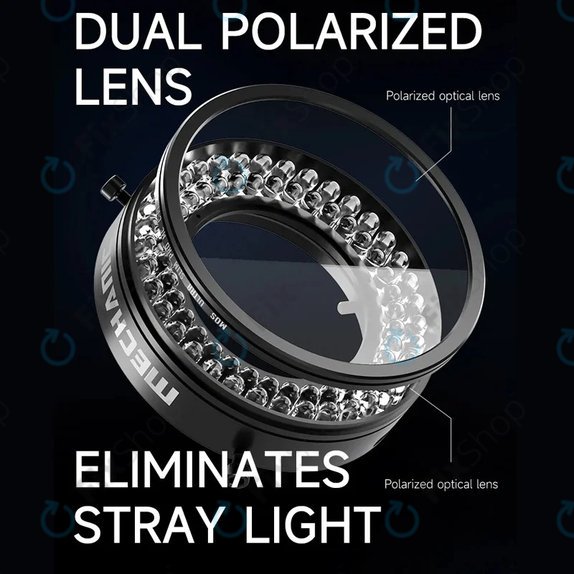 Mechanic LS720 Plus - Polarizirano LED mikroskopsko prstenasto svjetlo