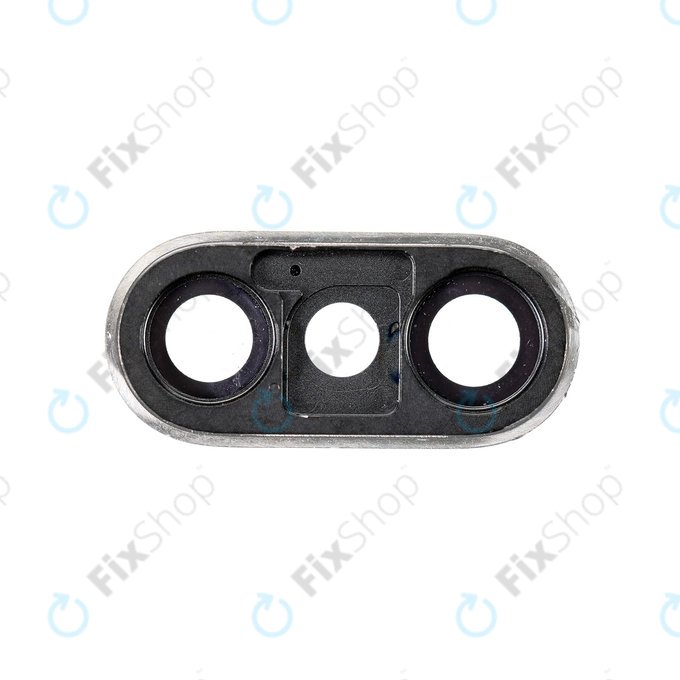 Apple iPhone XS Max - Leća kamere + okvir (Silver)