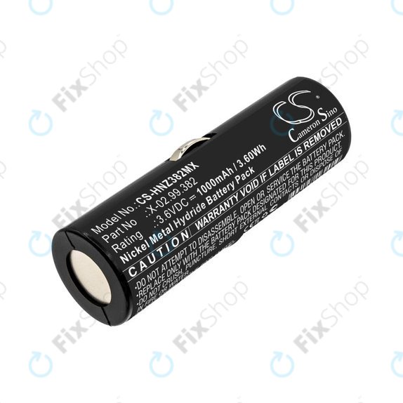 Baterija za Heine Ophthalmoscope Beta 200, 1000mAh, Ni-MH, 3.6V, X-02.99.382, HQ