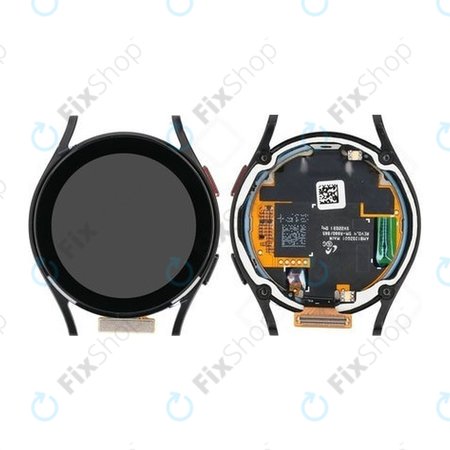 Samsung Galaxy Watch 4 40 mm R865 - LCD zaslon + zaslon osjetljiv na dodir + okvir (crni) - GH82-28815A Originalni servisni paket