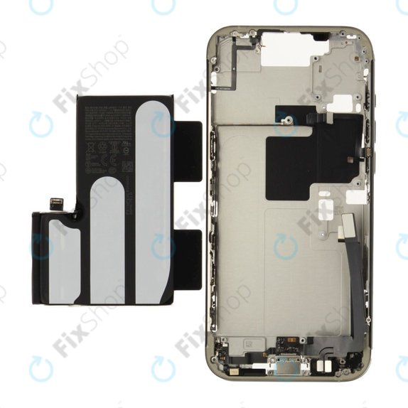 Srednji okvir s baterijom za iPhone 16 Pro Max | White Titanium | ZD076-00694 | Genuine Apple