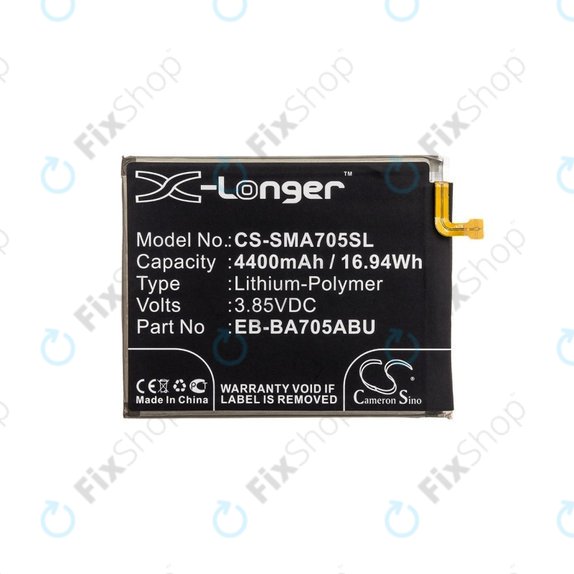 Baterija za  Samsung A70 A705F, 4400mAh, Li-Pol, 3.85 V, EB-BA705ABU, HQ