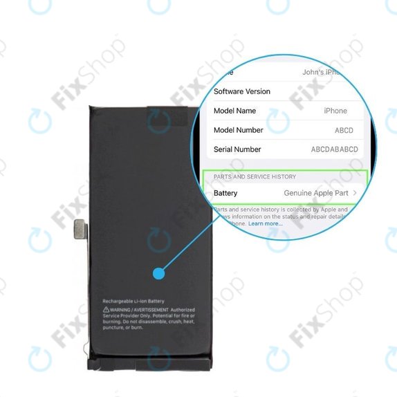 Baterije za iPhone SE (3rd Gen 2022) | 661-25890 | 2018mAh | Genuine Apple