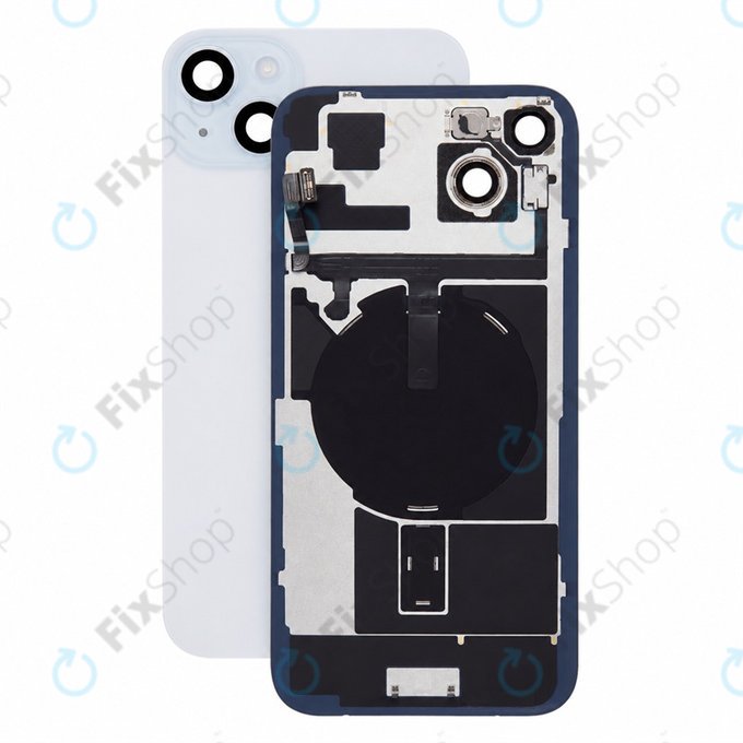Staklo stražnjeg kućišta za iPhone 15 Plus, Black, Pulled A