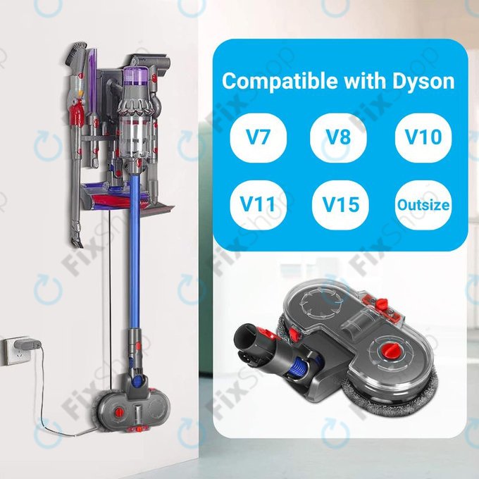Dyson V-series, Outsize - Električna glava za brisanje sa spremnikom za vodu