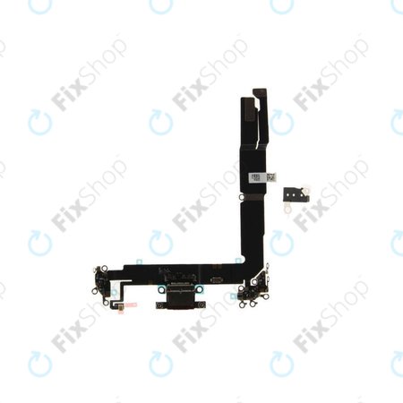 Konektor za punjenje + Flex kabel za iPhone 16 Plus | Black | 923-11092 | Genuine Apple