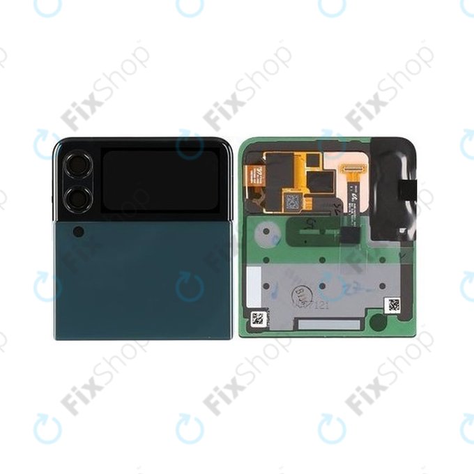 Samsung Galaxy Z Flip 3 F711B - LCD zaslon + zaslon osjetljiv na dodir + okvir (vanjski) (Green) - GH97-26773C Genuine Service Pack