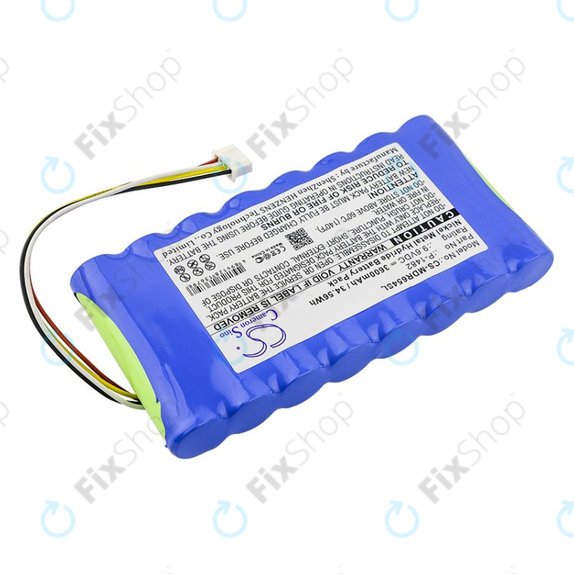 Baterija za Chauvin Arnoux 6116, 8335, Scopix Mobiles Oscilloscope II, Megger CA 6543, 3600mAh, Ni-MH, 9.6V, P-1482, HQ