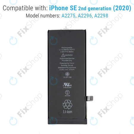 Apple iPhone SE (2. generacija 2020.) - Baterija A2312 1821 mAh Service Pack